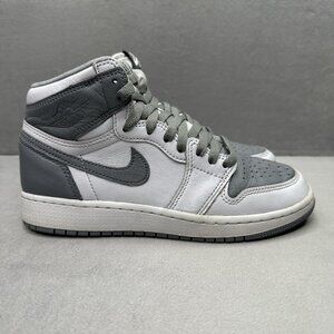Womens 6.5 / 5Y Nike Air Jordan 1 Retro High OG Stealth White 575441-180